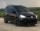 Передня лип накладка (ABS) для Volkswagen Caddy 2015-2020 рр