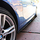 Накладки на пороги EuroCap (під M-Sport пороги, чорний глянець) для BMW 3 серія F30/F31 2012-2019 рр