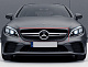 Передня решітка AMG Silver 2014-2018, з камерою для Mercedes C-сlass W205 рр
