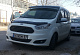 Козирьок на лобове скло (чорний глянець, 5мм) для Ford Courier 2014-2023 рр