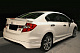Бокові пороги (під фарбування) для Honda Civic Sedan IX 2011-2016 рр