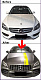 Комплект обвісів з повним заднім бампером (дизайн Black Mamba C63GT) для Mercedes C-сlass W205 2014-2021 рр