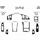 Накладки на панель дерево для Hyundai Elantra (HD) 2006-2011 рр