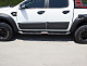 Бокові пороги Dakar V2 без LED (2 шт, метал) для Mitsubishi L200 2006-2015 рр