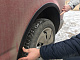 Накладки на арки (6 шт, чорні) ABS пластик для Volkswagen T5 Transporter 2003-2010 рр