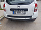 Накладка на задній бампер EuroCap (ABS) для Dacia Duster 2008-2018 рр