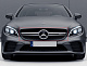 Передня решітка AMG Silver (для Avantgarde/AMG-Line/C43 AMG) 2018-2026, з камерою для Mercedes C-сlass W205 рр