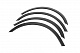 Накладки на арки (4 шт, чорні) для Mercedes E-сlass W210 1995-2002 рр