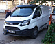 Козирьок на лобове скло (на кронштейнах) для Ford Custom 2013-2022 рр