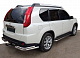 Задні кути AK003-Double (2 шт., нерж.) для Nissan X-trail T31 2007-2014рр