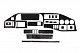 (Tdi, 1995-2000) Накладки на панель (MERIC) Титан для Mercedes Sprinter W901/902/903/904/905 рр