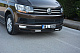 Накладка на передній бампер Sport 2-LED 2015-2018 (під фарбування) для Volkswagen T6 рр