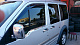 Зовнішня окантовка вікон (2 шт., нерж.) Carmos - Турецька сталь для Ford Connect 2006-2009 рр