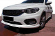 Передня накладка на бампер (2016-2021, під фарбування) для Fiat Tipo 2016- рр