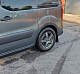 Накладки на арки (4 шт, чорні) 1 бічні двері, Пластик для Citroen Berlingo 2008-2018 рр