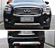 Передня і задня накладки (2 шт) для Infiniti QX60 2016-2021 рр