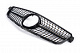 Передня решітка Diamond Black для Mercedes C-class W204 2007-2015 рр