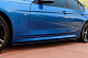 Накладки на пороги EuroCap (під M-Sport пороги, чорний глянець) для BMW 3 серія F30/F31 2012-2019 рр