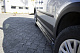 Накладки на бічні пороги EuroCap (чорні) для Volkswagen Caddy 2004-2010 рр