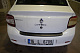 Накладка на задній бампер EuroCap (ABS) для Renault Logan II 2013-2022 рр
