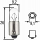 Вказівна лампа Narva 17131 T4W 12V 4W BA9