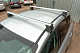 Автобагажник Ercul V4 (хром, пара) для Daewoo Lanos