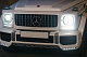Передня решітка (GT Panamericana, без хрому) Повністю чорна для Mercedes G сlass W463 1990-2018 рр