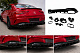 Задній дифузор з насадками (дизайн CLA45) для Mercedes CLA C118 2019- рр