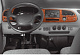 Накладки на панель (1997-2000) Дерево для Ford Transit рр