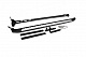 Бокові пороги OEM-BMW-V2 (2 шт, пластик) для Hyundai IX-35 2010-2015 рр