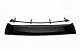 Козирьок на лобове скло (чорний глянець, 5мм) для Volkswagen T5 Transporter 2003-2010 рр