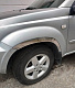 Накладки на арки (4 шт, нерж) для Nissan X-trail T30 2002-2007 рр