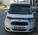 Козирьок на лобове скло (чорний глянець, 5мм) для Ford Courier 2014-2023 рр