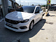 Передня накладка на бампер (2016-2021, під фарбування) для Fiat Tipo 2016- рр
