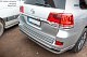 Вставка на задній бампер 2016-2026 (ABS-2026 нерж) для Toyota Land Cruiser 200 рр