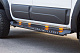 Бокові пороги Dakar V1 з LED (2 шт, метал) для Volkswagen Amarok 2010-2022 рр