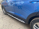Бокові пороги Оригінальний дизайн V1 (2шт) для Hyundai Tucson TL 2016-2021 рр