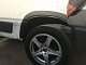 Накладки на арки (4 шт, чорні) ABS-Пластик (2006-2014) для Fiat Ducato рр