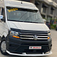 Накладка ліп на передній бампер (під фарбування) для Volkswagen Crafter 2016- рр