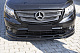 Передня Lip накладка EuroCap (чорна) для Mercedes Vito/V-class W447 2014- рр